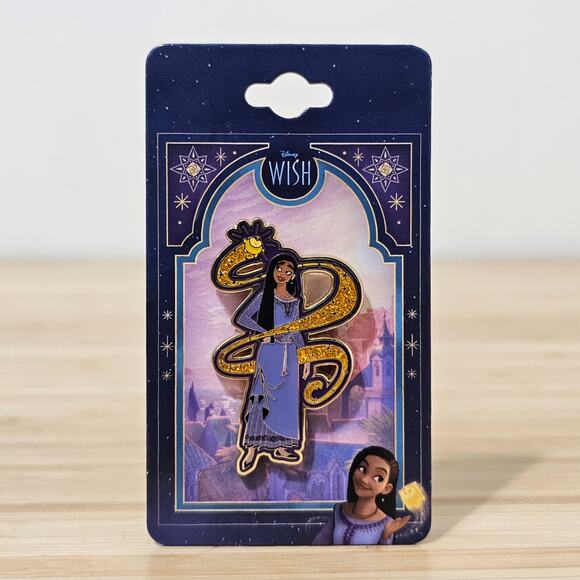 Disney Wish Asha Portrait Enamel Pin - Picture 1 of 1